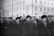 Ноябрьская демонстрация 1960 года. Перекрёсток у аптеки №2
