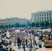 Празднования на площади Ленина