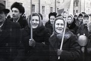 Ноябрьская демонстрация 1960 года. Формирование колонны