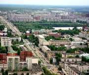Вид с телевышки на восток